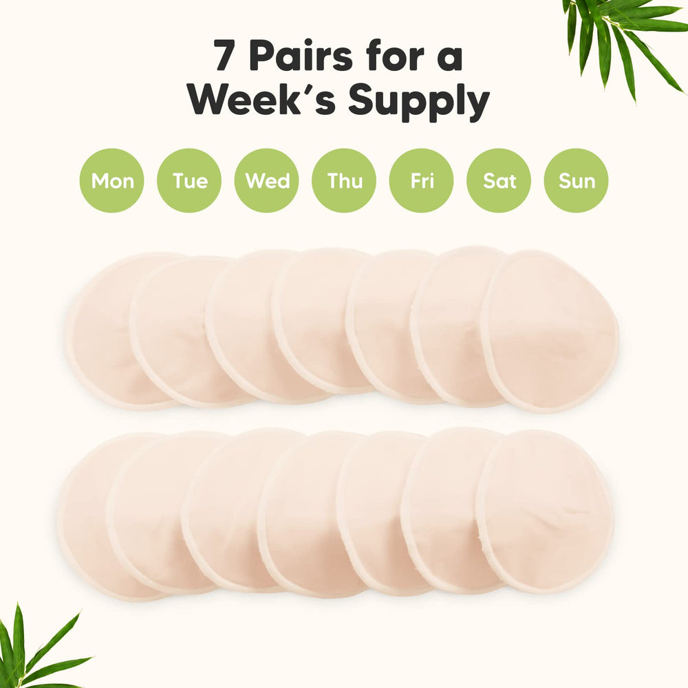 KeaBabies nursing pads offer soft-touch comfort against the skin.