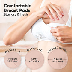 KeaBabies nursing pads made from viscose bamboo for soft skin contact