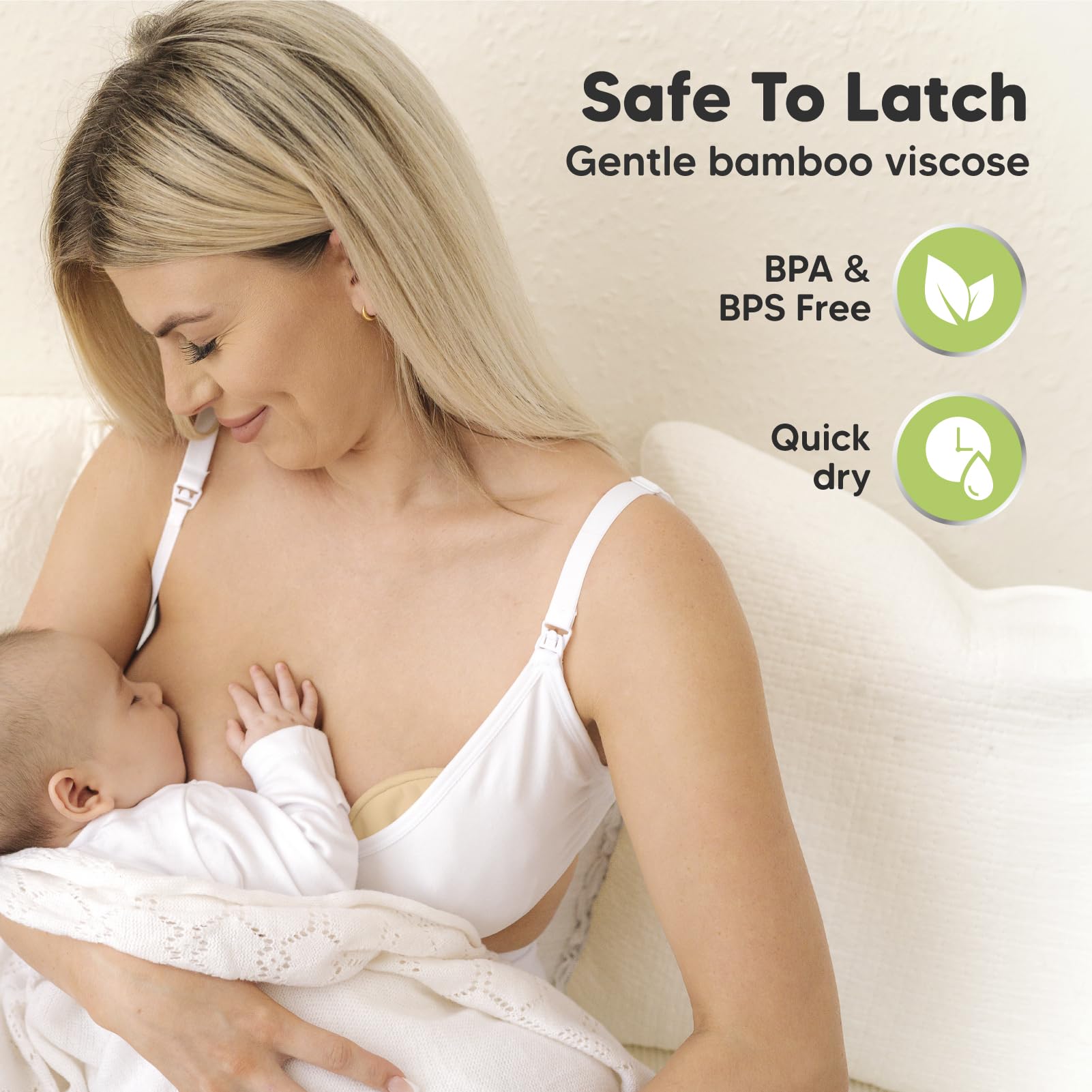 KeaBabies wet bag keeps pads organized for quick changes on the go.