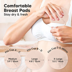 KeaBabies Nursing Pads wet bag for on-the-go moisture containment.