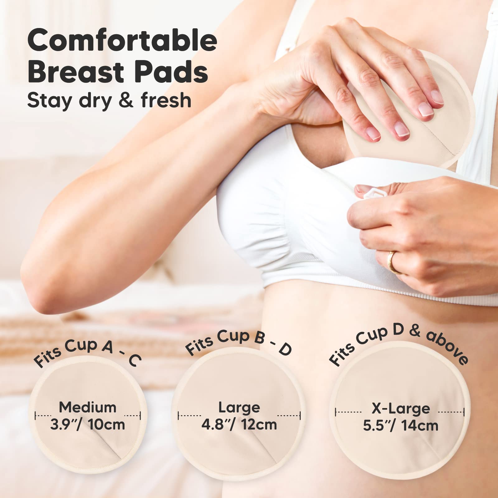 KeaBabies wet bag stores damp pads on the go or after use.