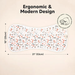 KeaBabies Organic Burp Cloths 3-layer design emphasizes absorbency and comfortable contact.