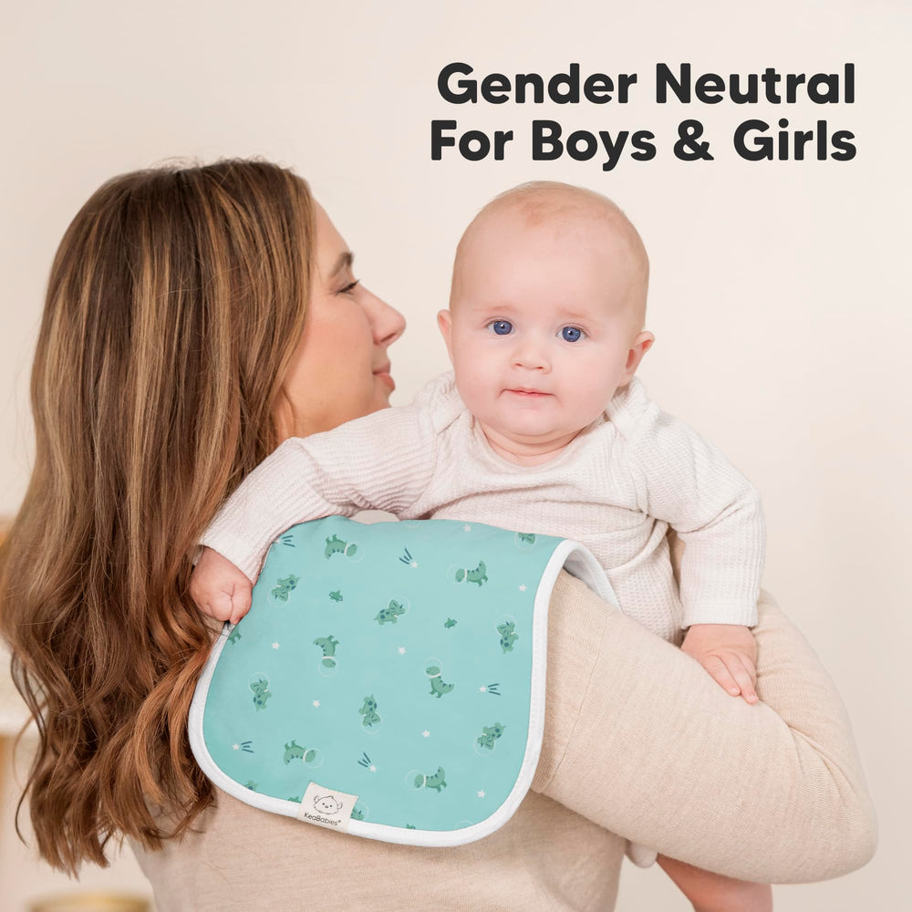 KeaBabies burp cloths capture everyday messes during feeds