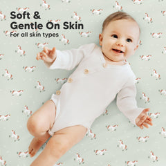 KeaBabies organic cotton bedding close-up displays soft, breathable fabric.
