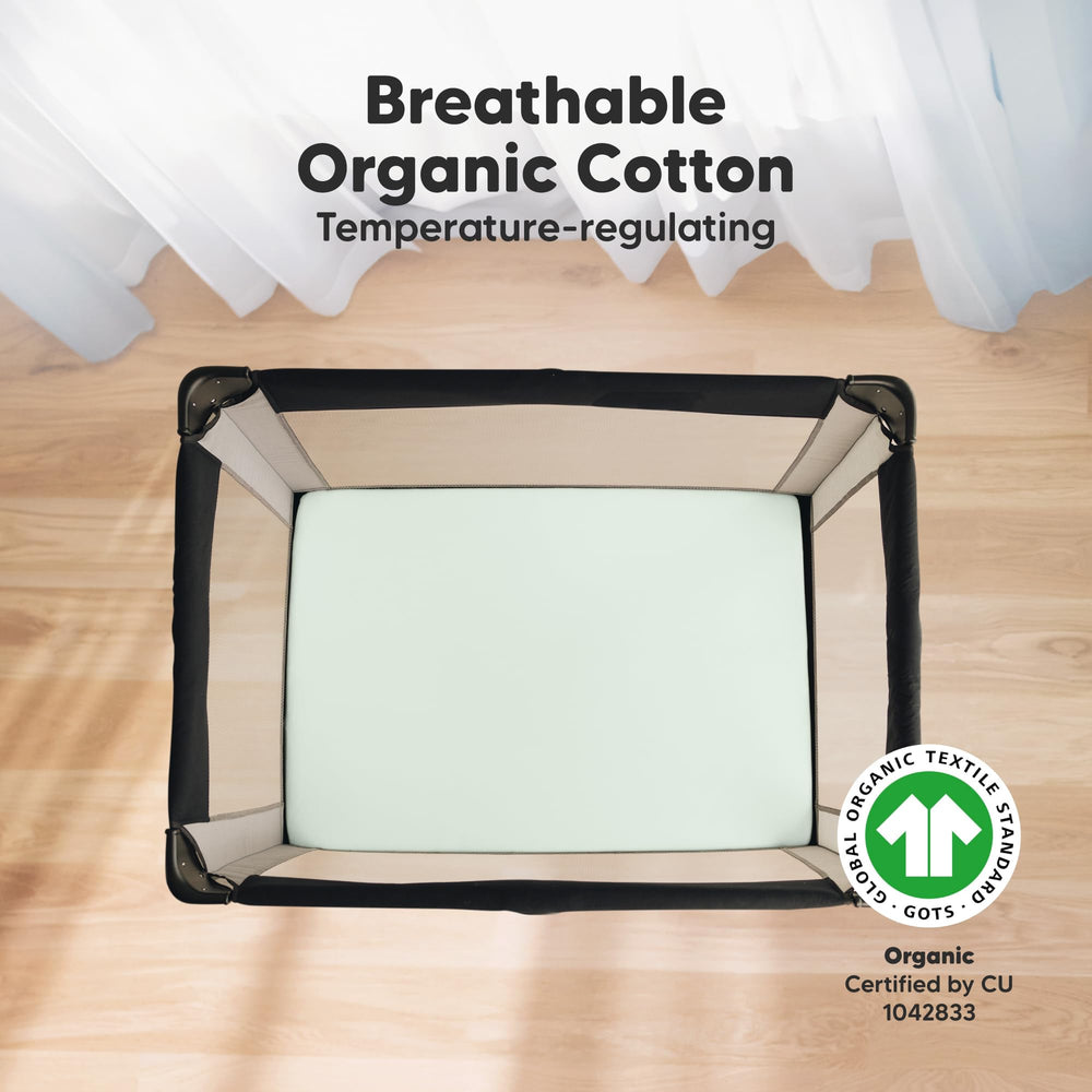 KeaBabies organic cotton fabric delivers breathable, skin-friendly comfort for babies.