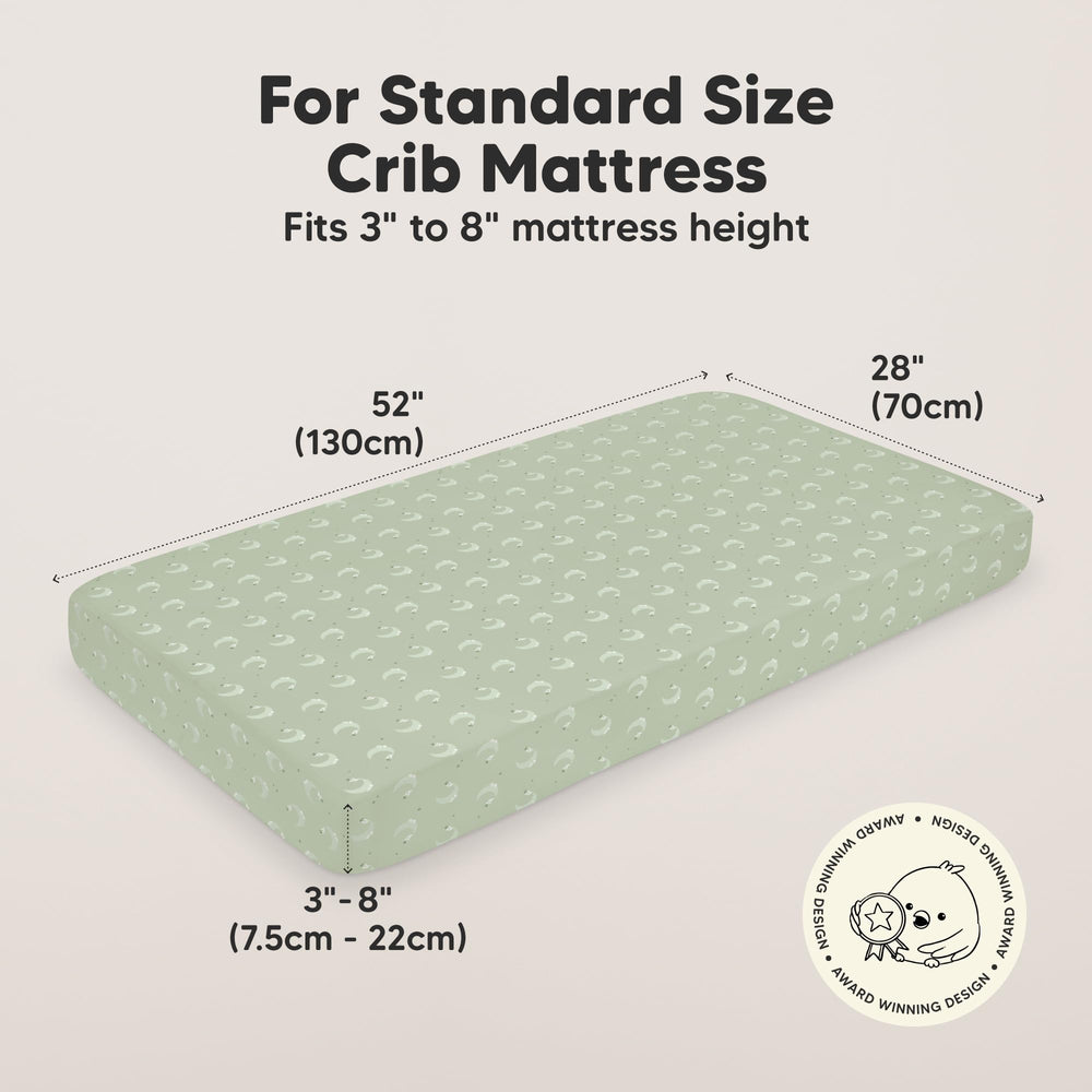 KeaBabies organic cotton jersey sheets close-up emphasizing breathable comfort