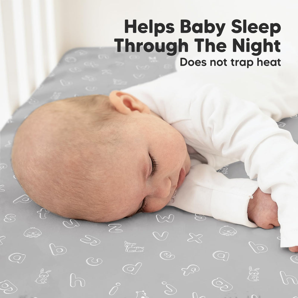 KeaBabies 100 percent organic cotton jersey texture for gentle skin comfort