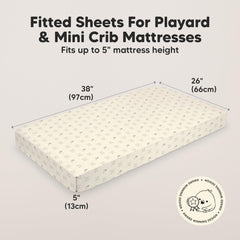 KeaBabies organic cotton sheets close-up texture highlights soft breathable fabric for sensitive skin.