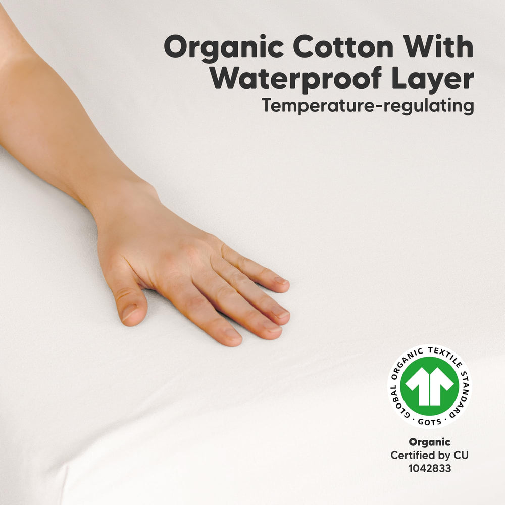KeaBabies organic cotton mini crib sheets offer breathable, gentle skin contact for newborns.