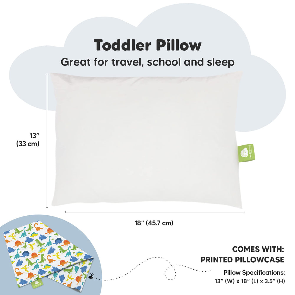 KeaBabies Organic cotton pillowcase close-up highlighting breathable texture.