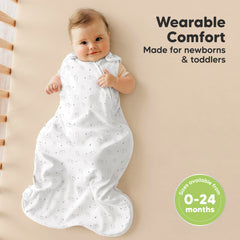KeaBabies organic cotton sleep sack 0.5 tog for all-season comfort