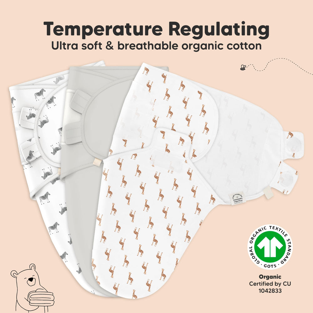 KeaBabies organic cotton texture closeup highlights breathable fabric.