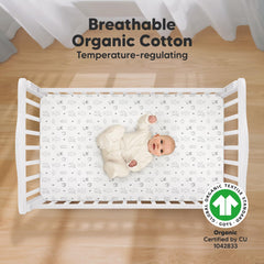 KeaBabies organic jersey cotton close-up showing soft texture for sensitive skin