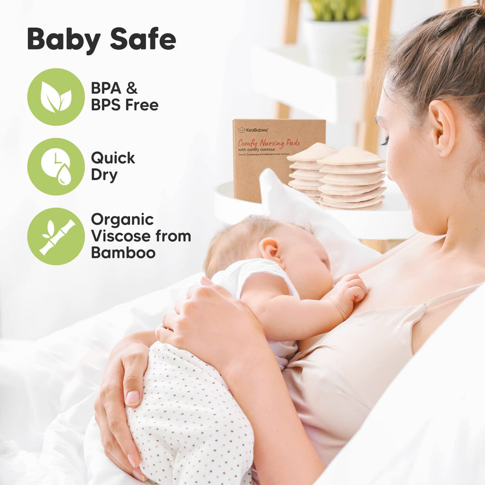 KeaBabies bamboo viscose close-up shows soft, skin-friendly material.