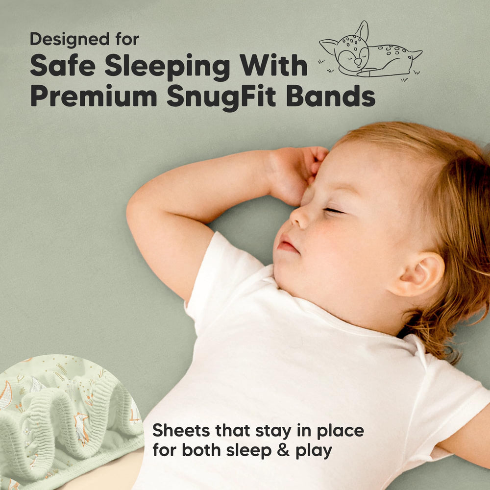 KeaBabies sheets in washing cycle illustrate easy-care convenience.