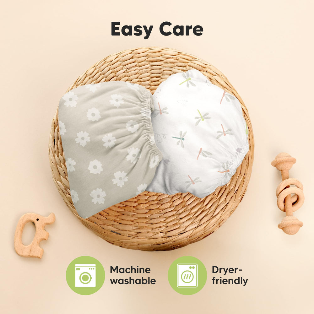 KeaBabies Meadow durable and machine-washable for busy families