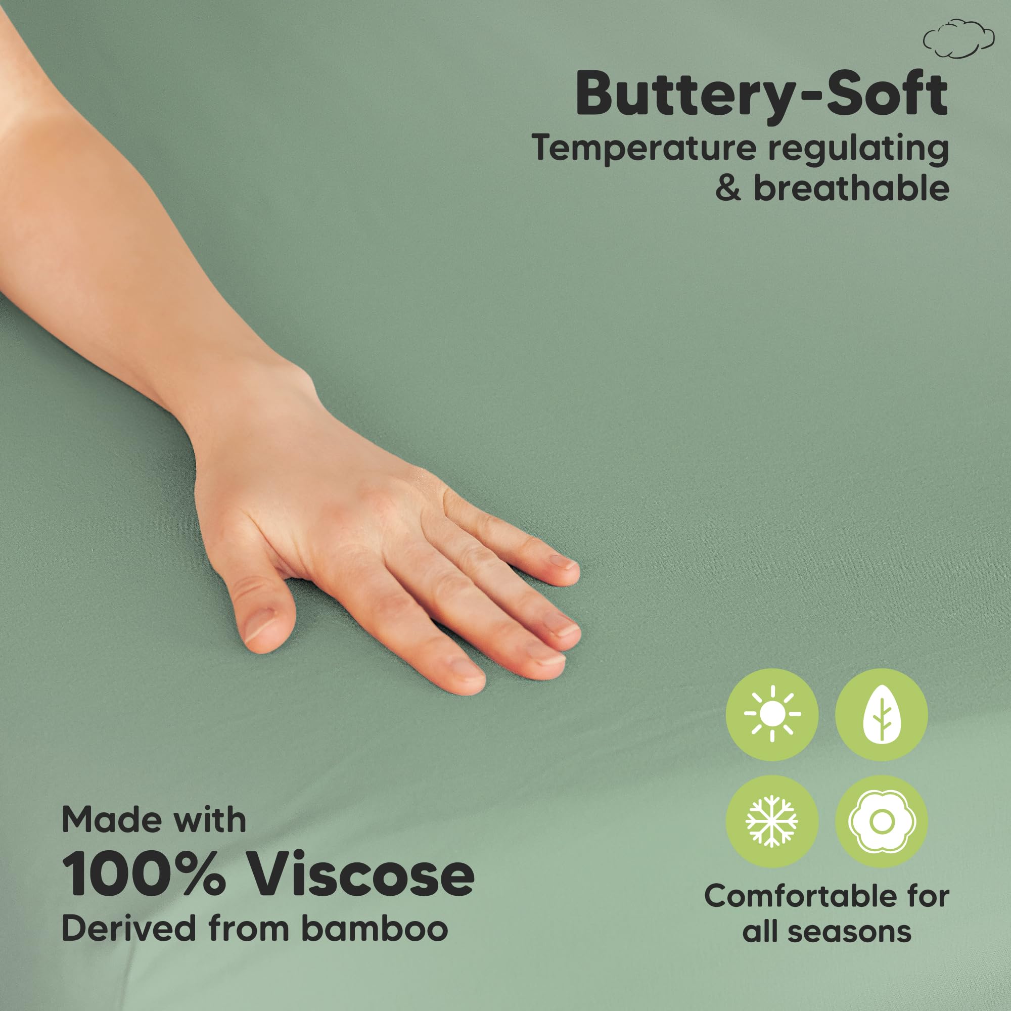 KeaBabies snugfit technology demonstrates secure fit on a mini crib mattress.