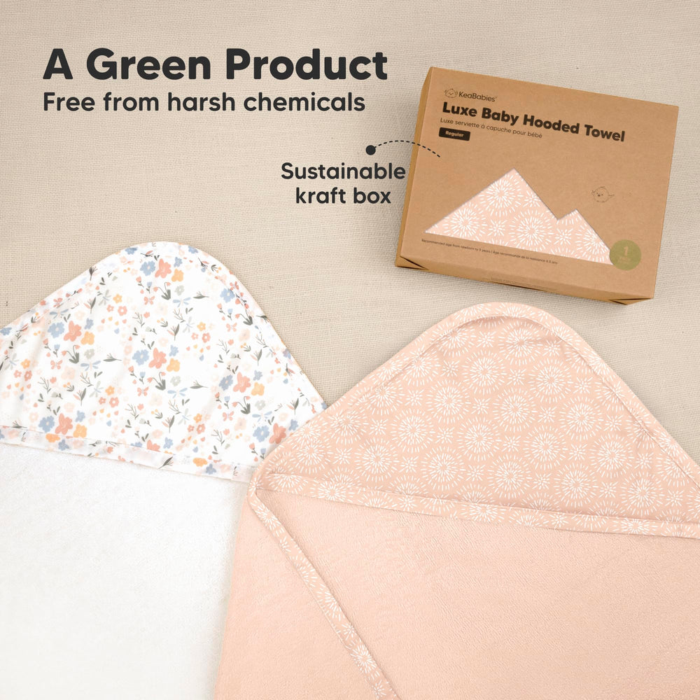 KeaBabies gift-ready packaging hints at a thoughtful newborn bath gift.