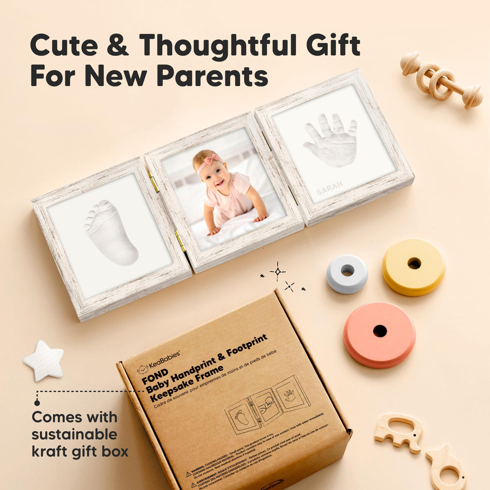 KeaBabies paw print option lets you include a beloved pet in the keepsake