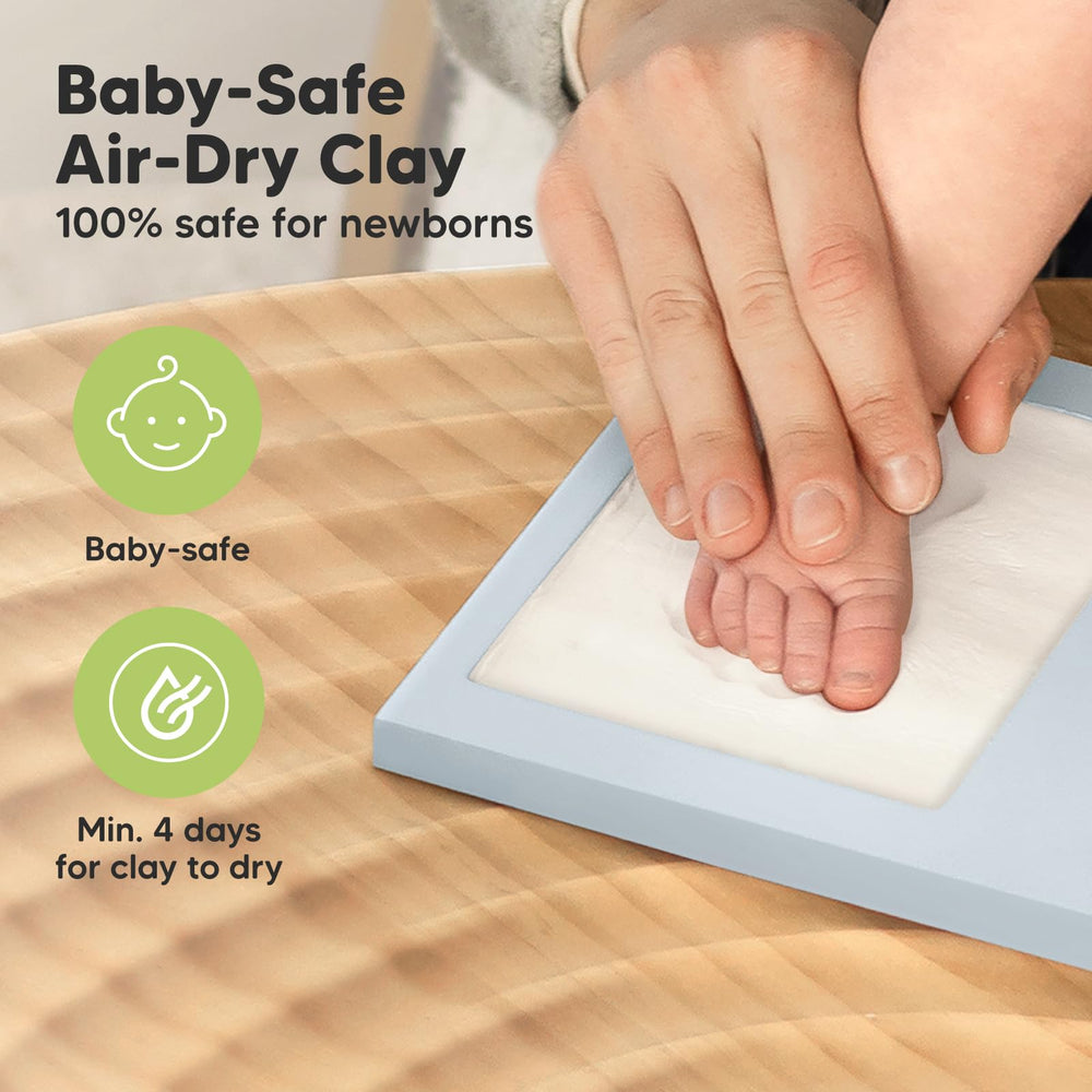KeaBabies paw print kit use, ideal for pets alongside baby memories.