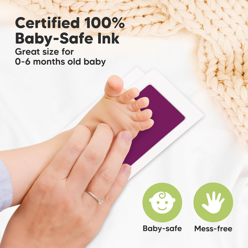 KeaBabies paw print close-up showcases the kit's versatility for pet prints and memories.