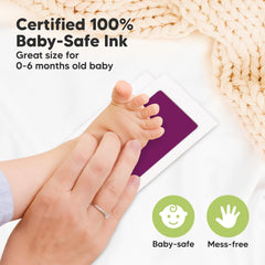 KeaBabies paw print close-up showcases the kit's versatility for pet prints and memories.