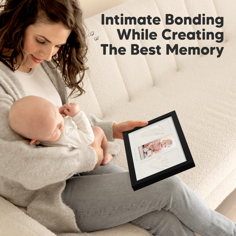 KeaBabies personalized newborn gift packaging closeup suggests ready-to-gift presentation.
