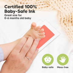 KeaBabies pet imprint kit with dog nose and paw prints, minimal mess.