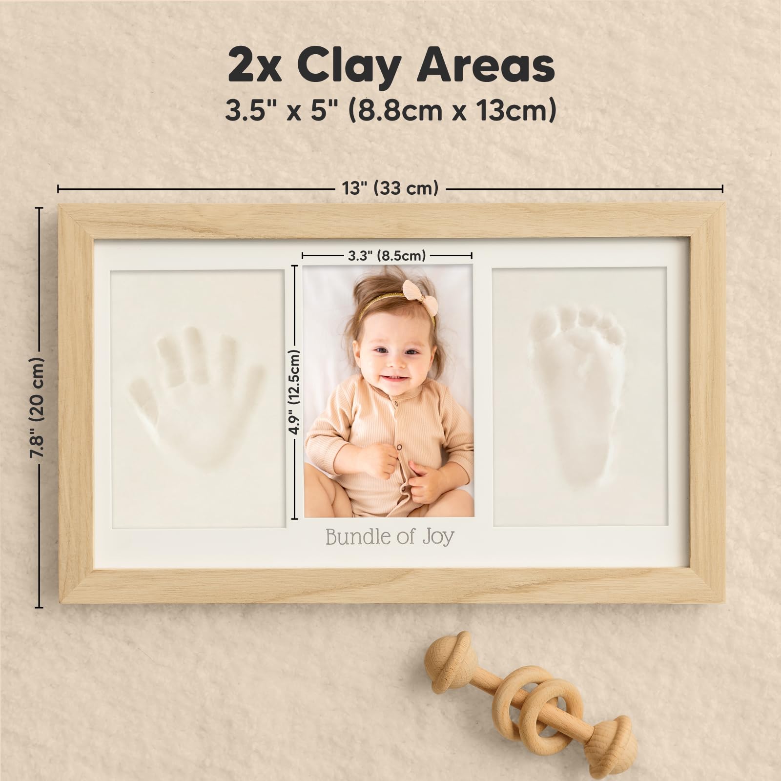 KeaBabies pet paw print kit option for family keepsakes
