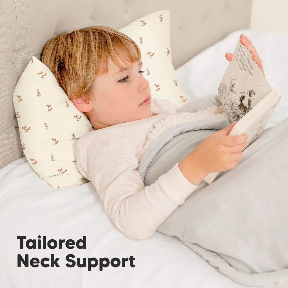 KeaBabies Breathable Organic Cotton OEKO-TEX certified pillow cover keeps little heads cool.