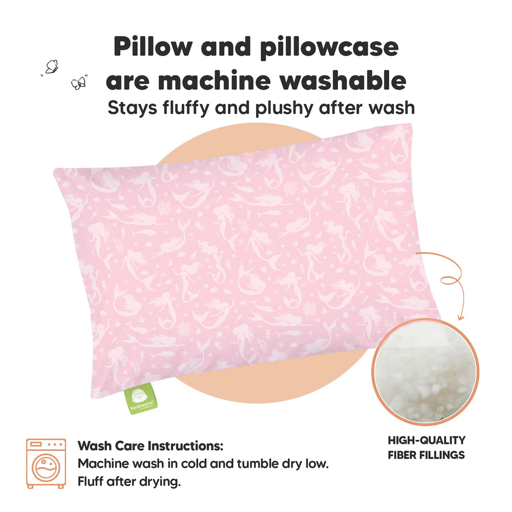 KeaBabies My Little Dreamy pillow built to last and machine washable