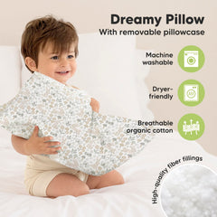 KeaBabies My Little Dreamy pillow inside fill closeup for plush feel