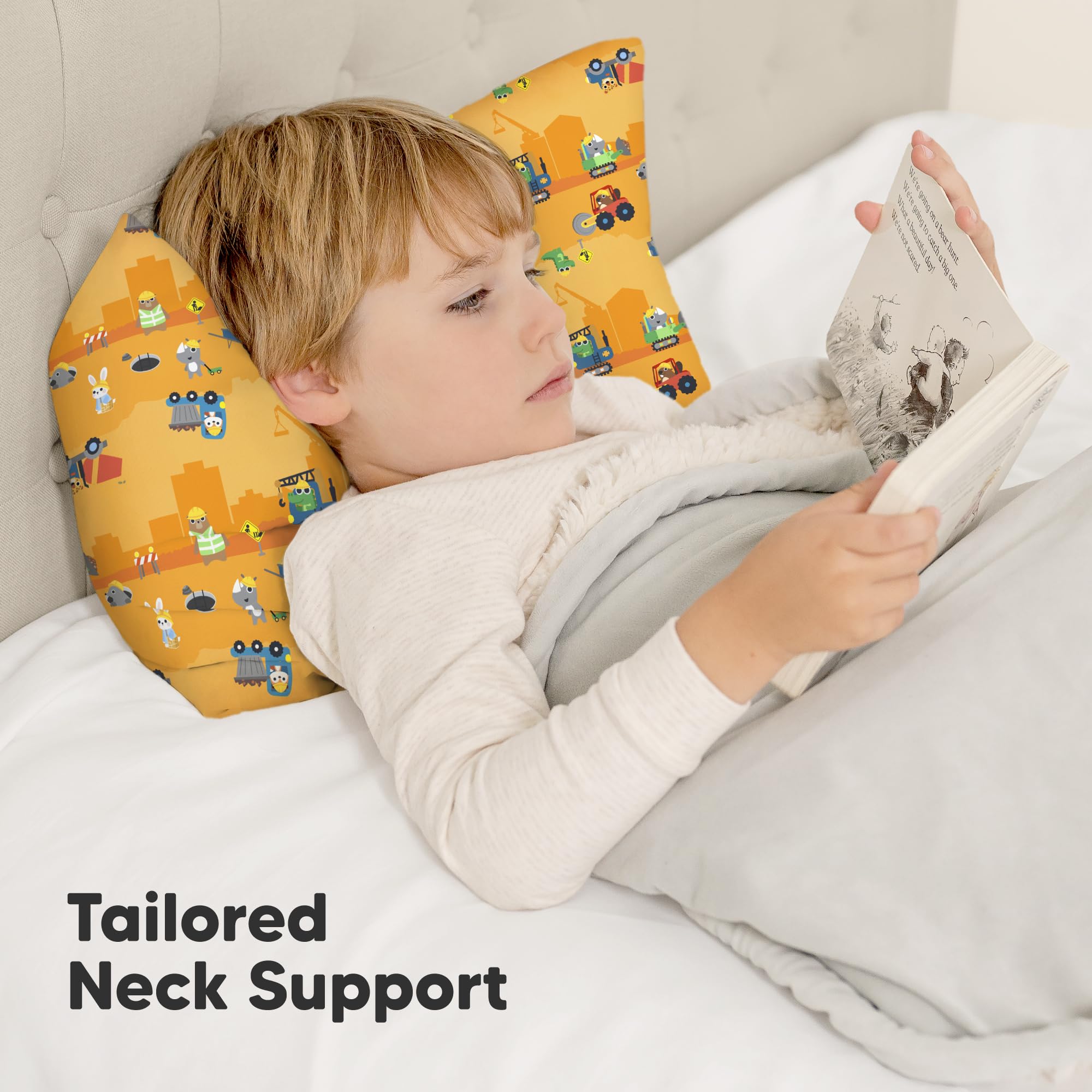 KeaBabies pillow travel-compact use easy pack for car trips.