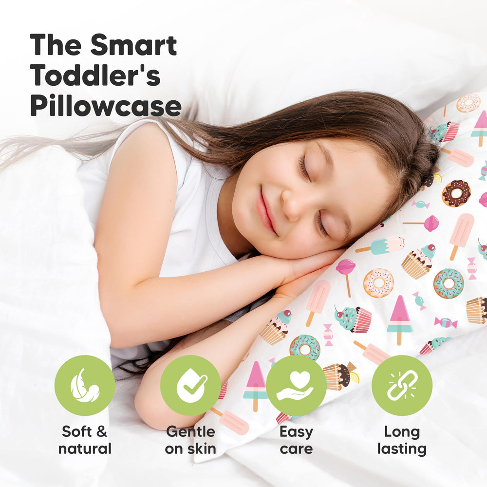 KeaBabies pillowcase with name tag supports personal organization for kids