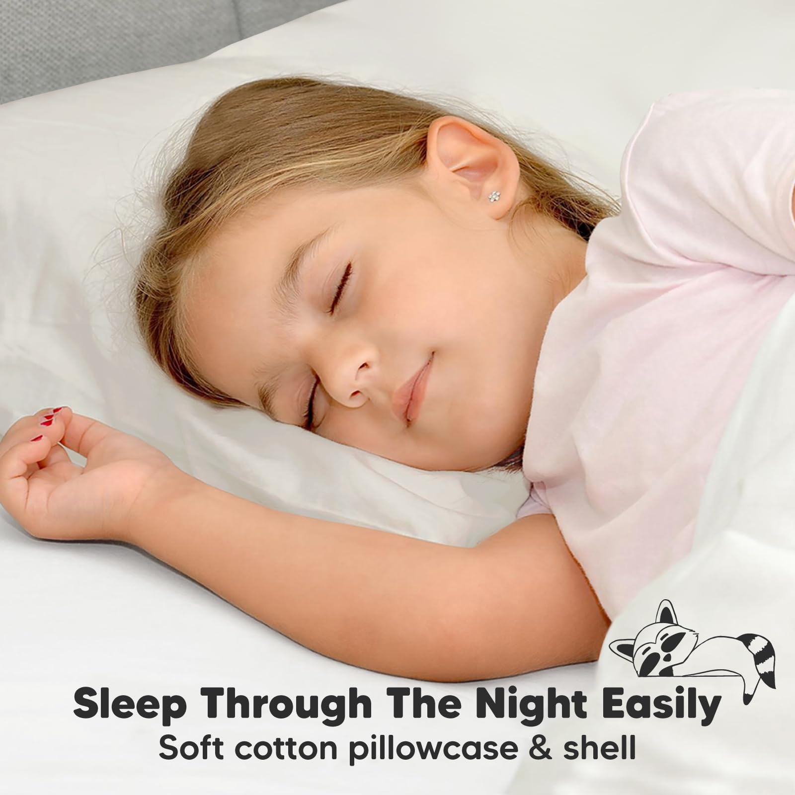 KeaBabies pillowcase printed design closeup adds fun visuals during bedtime