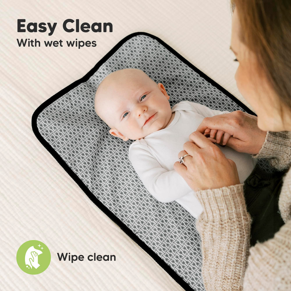 KeaBabies portable changing pad on-the-go use on various surfaces