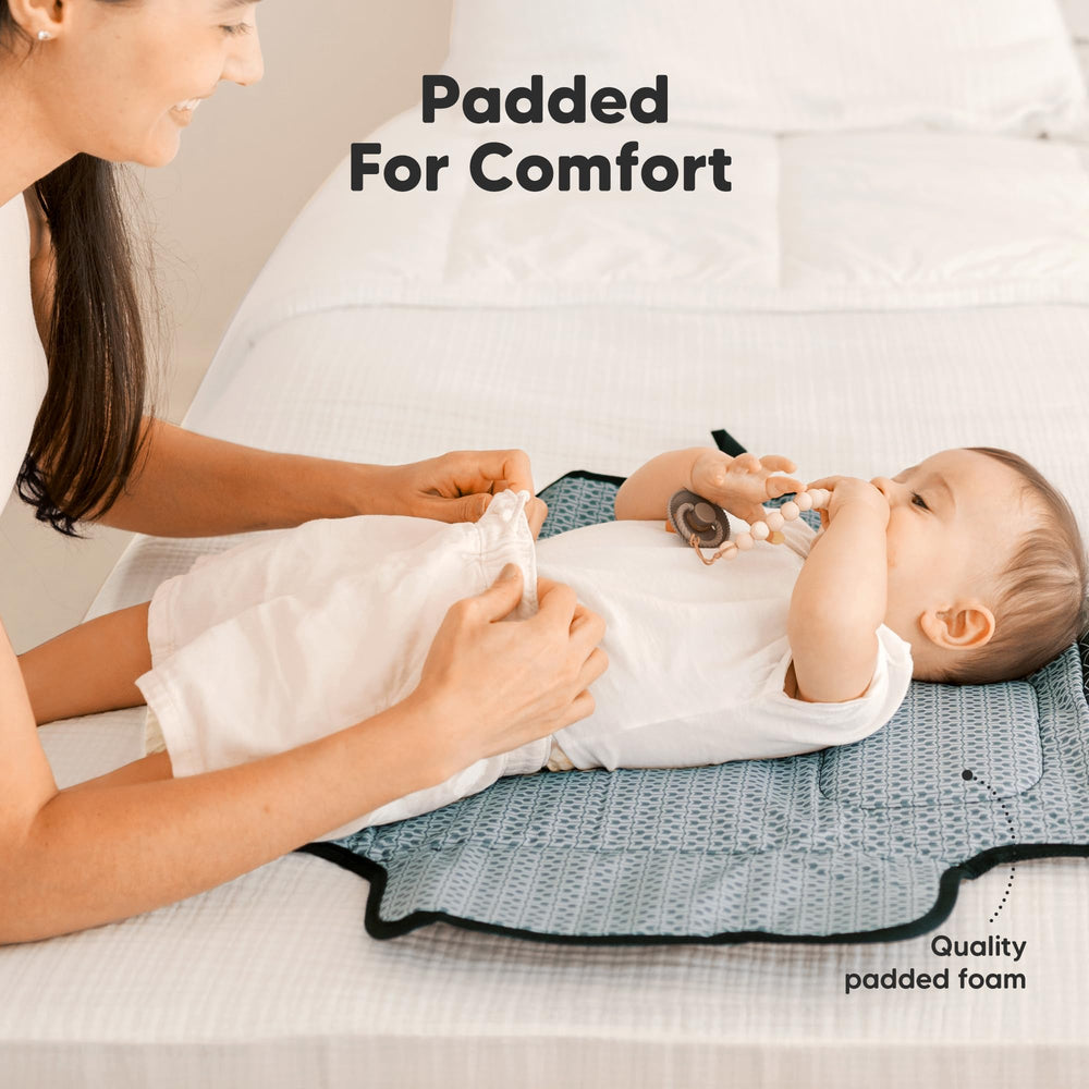 KeaBabies padded comfort during changes offers plush cushioning for babies.