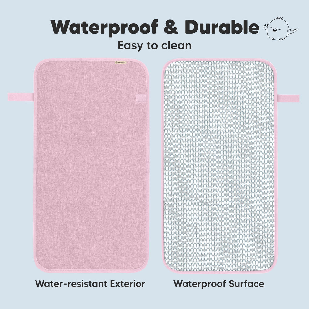 KeaBabies portable changing pad-soft-padding: adds baby comfort during on-the-go diapering.