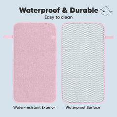 KeaBabies portable changing pad-soft-padding: adds baby comfort during on-the-go diapering.