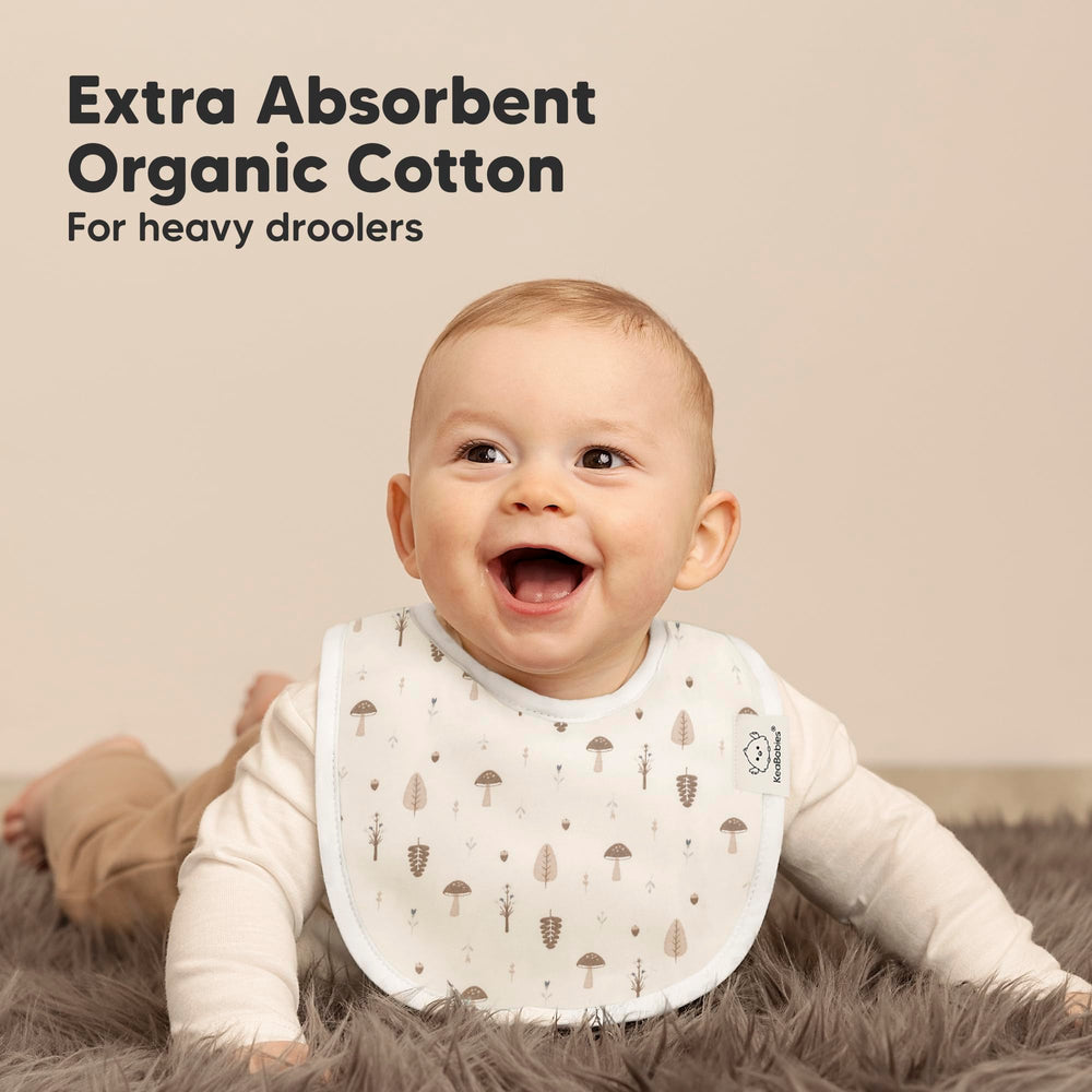 KeaBabies Prairie adjustable snaps demonstrate easy neckline fit.