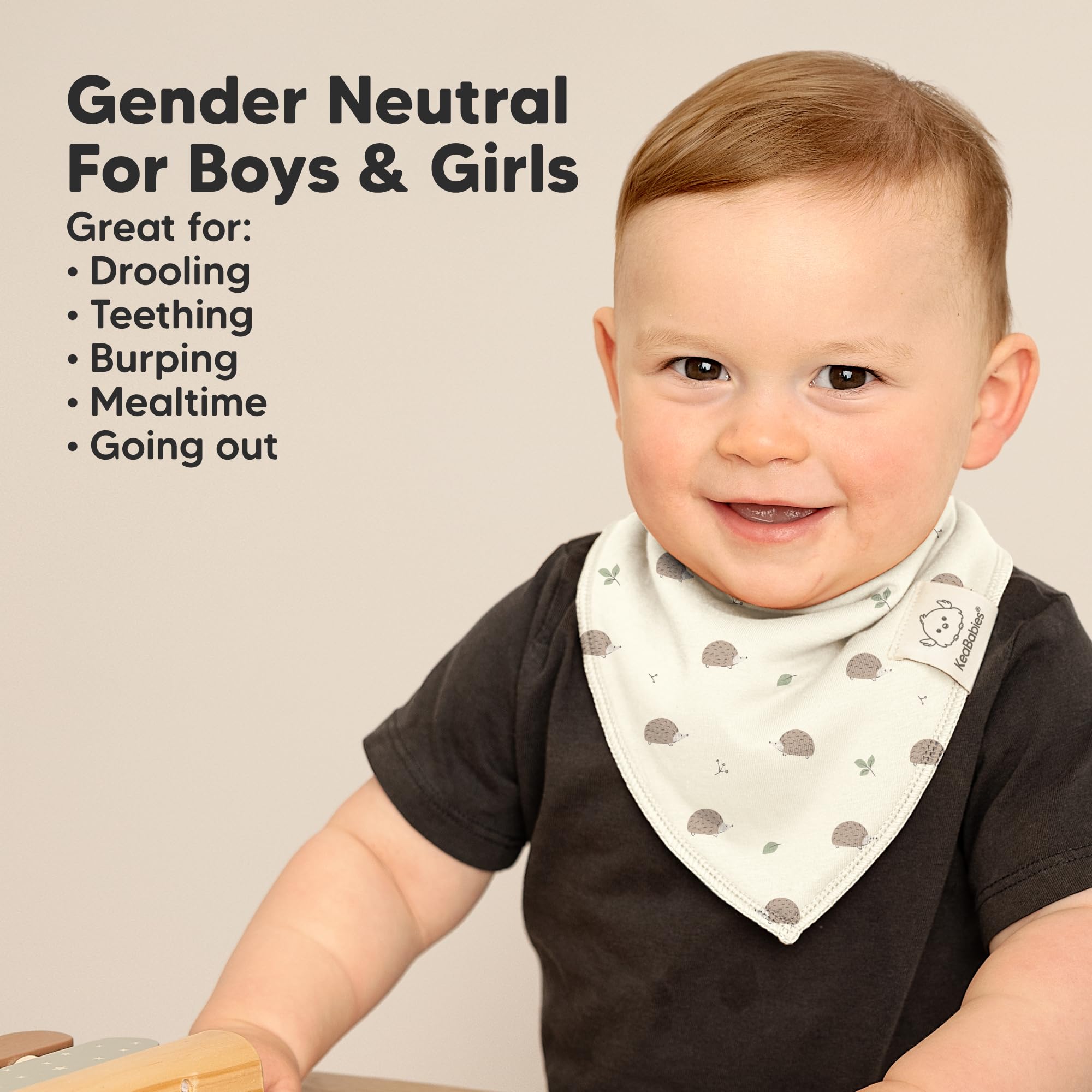 KeaBabies Prairie newborn to 36 months fit supports growing babies.