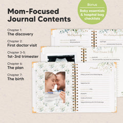 KeaBabies 90 pages layout supports tracking milestones.