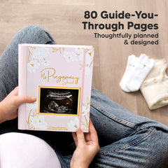 KeaBabies pregnancy journal hard cover provides durable memory-keeping