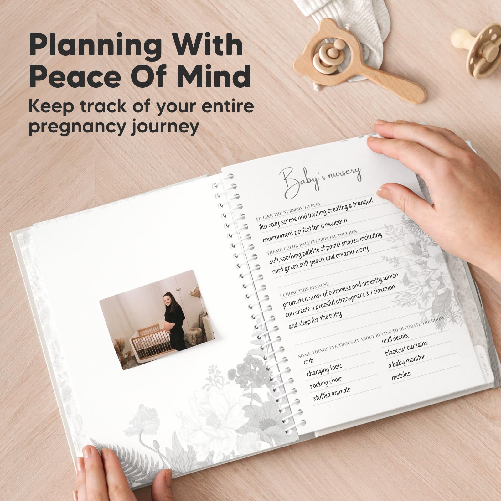 KeaBabies pregnancy journal photo spaces invite memory sharing with family