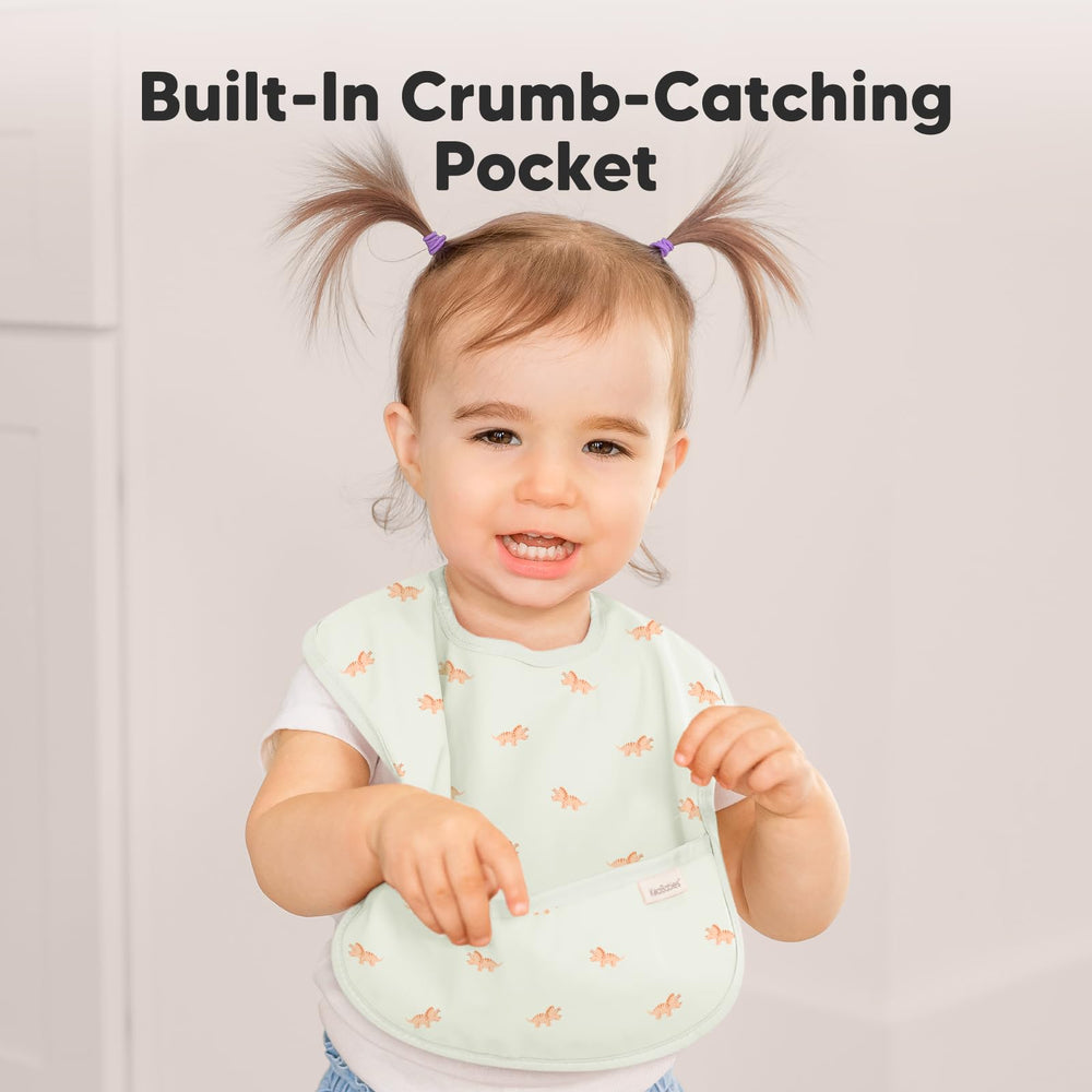 KeaBabies Presto bib featuring adjustable neckline for growing babies