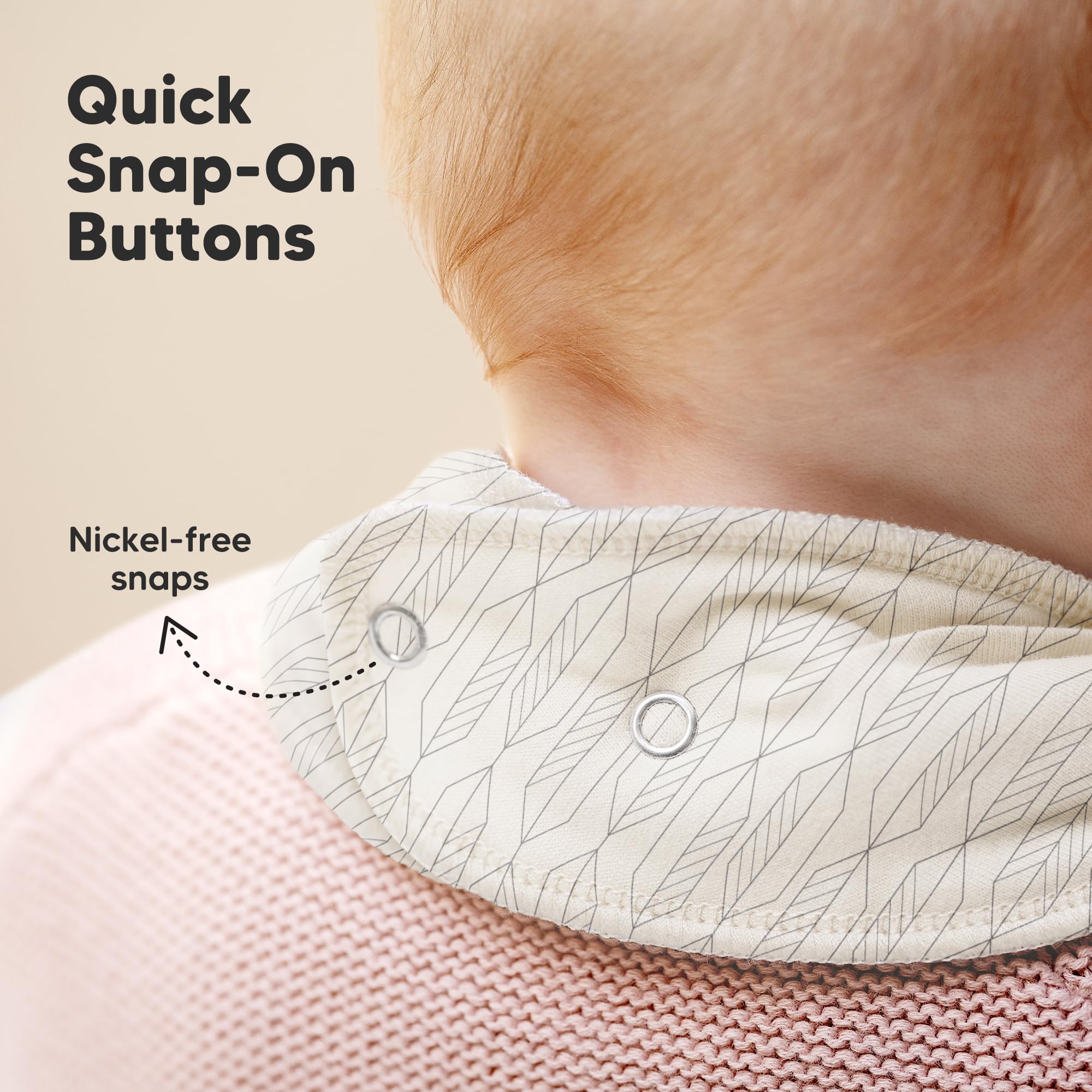 KeaBabies Prism 3 adjustable sizes provide long-lasting fit from newborn to 36 months