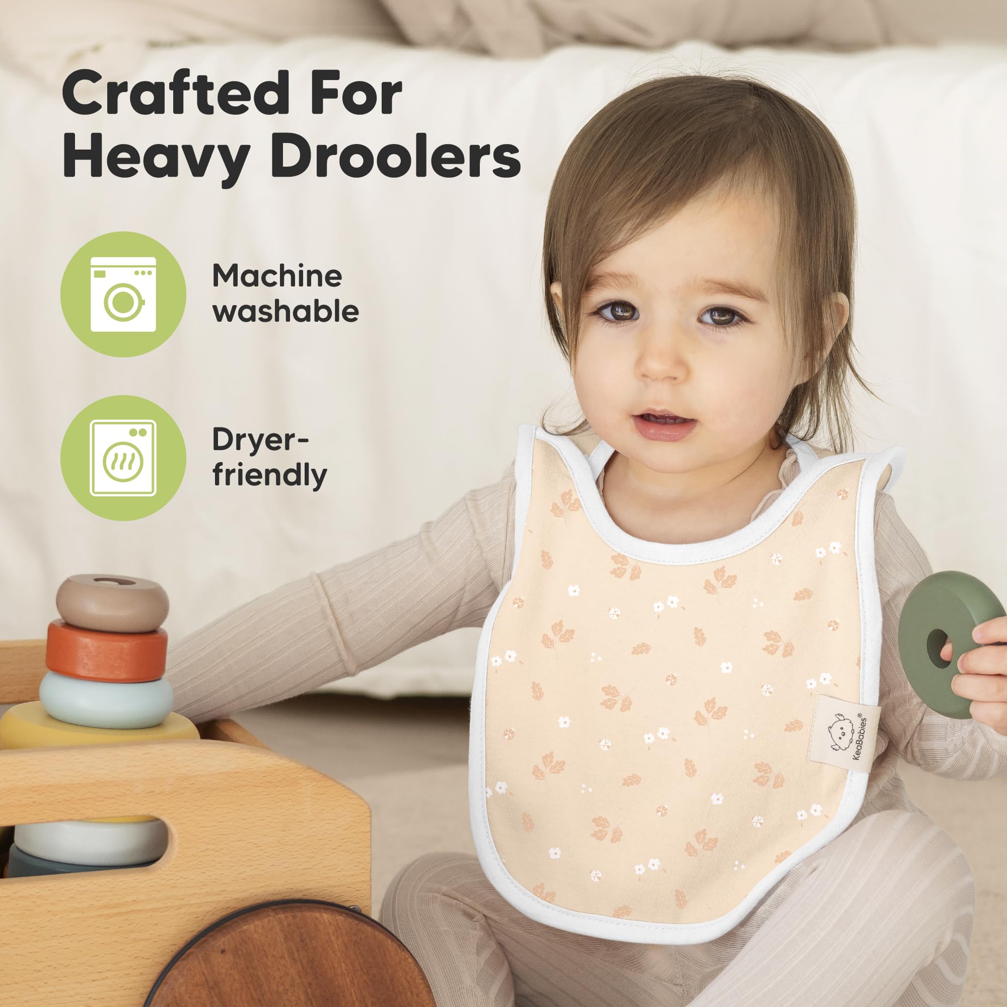 KeaBabies Prism lap-shoulder design shown without snaps