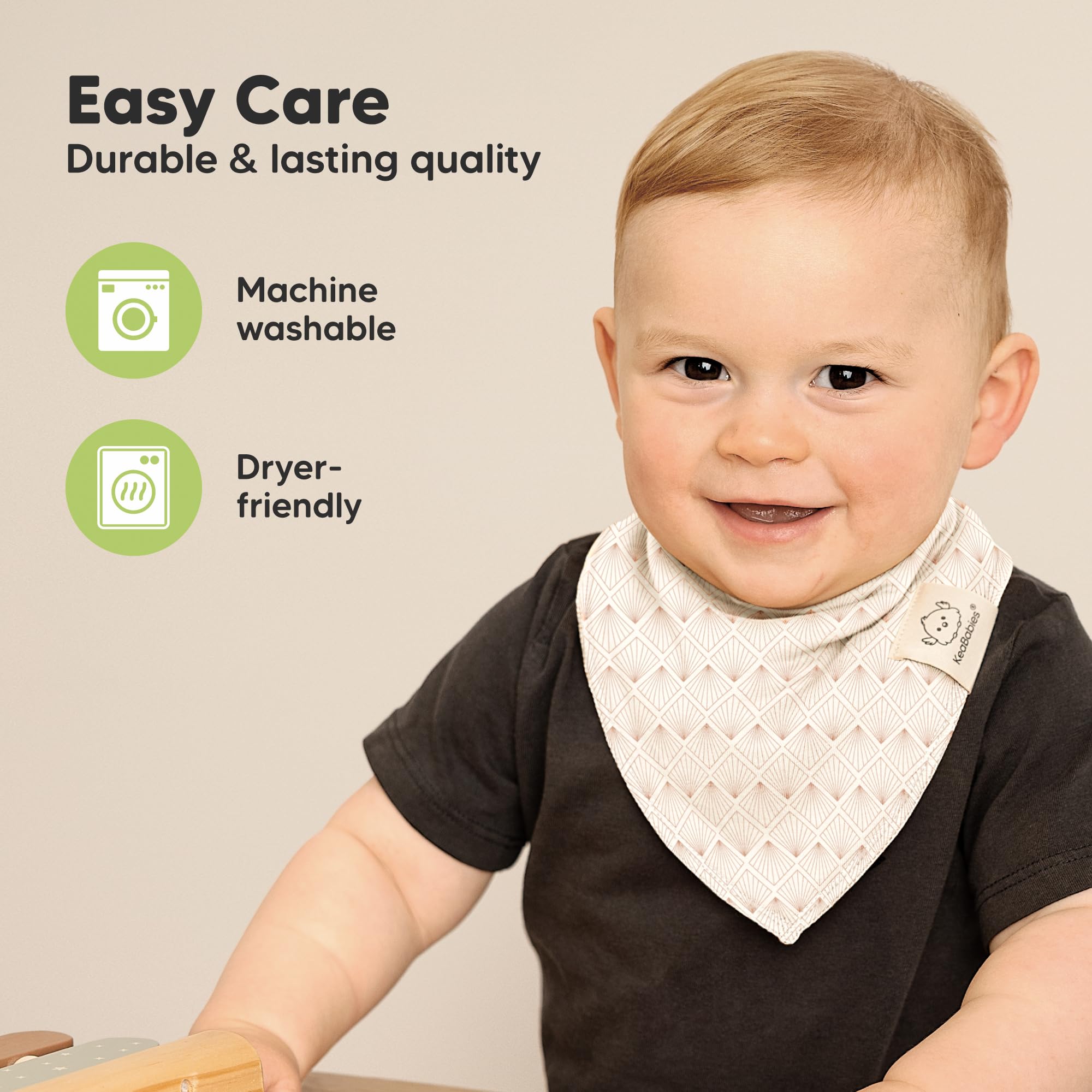 KeaBabies Prism machine-wash-friendly design for quick cleanup