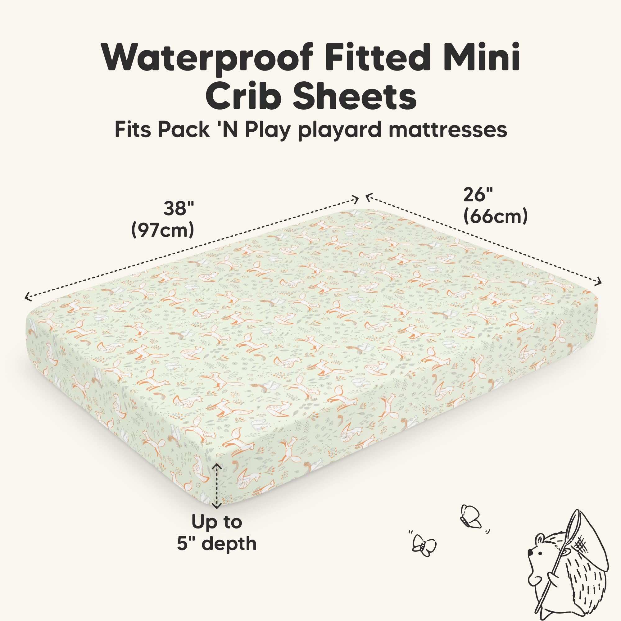 KeaBabies protect-plus waterproof layer demonstrates leak protection