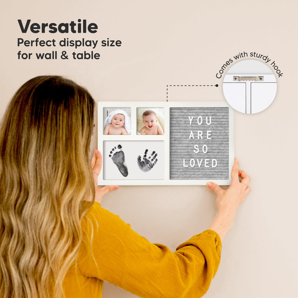 KeaBabies real glass cover protects delicate prints from dust and wear.